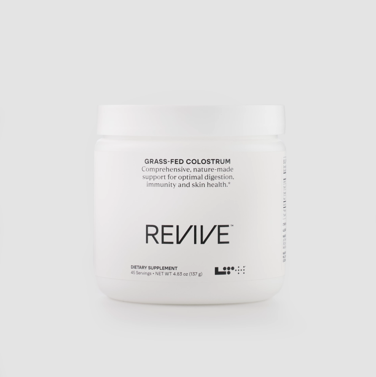 LTH Revive Grass-fed Colostrum Powder 1 LTH Revive Grass-fed Colostrum Powder