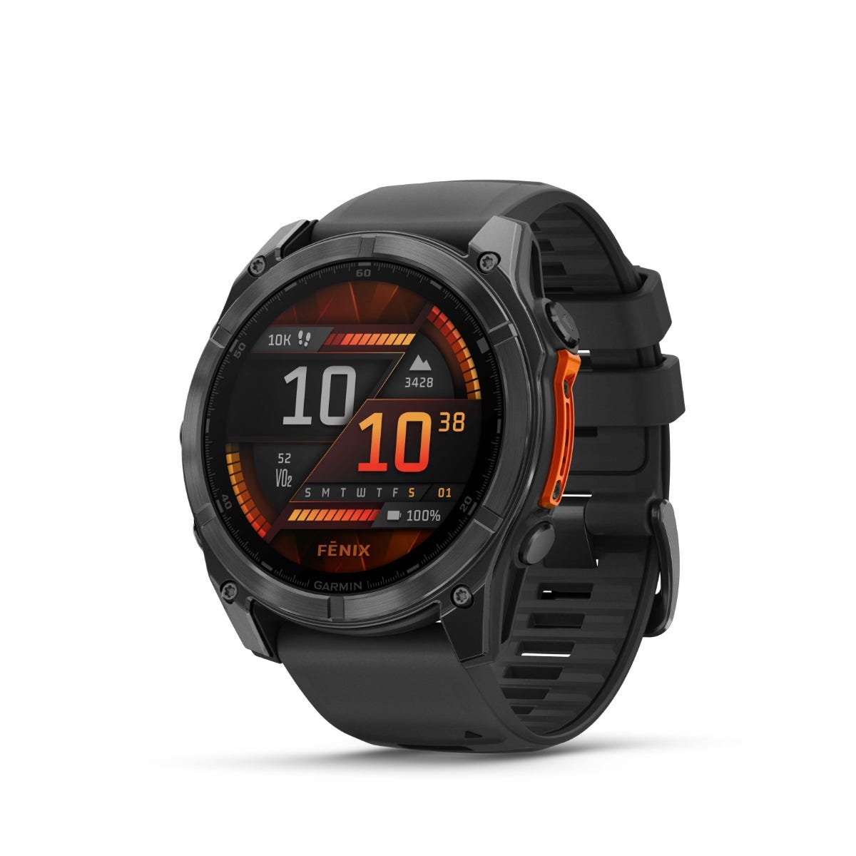 Garmin fenix 8 - 51 mm, AMOLED, Slate Gray with Black Silicone Band