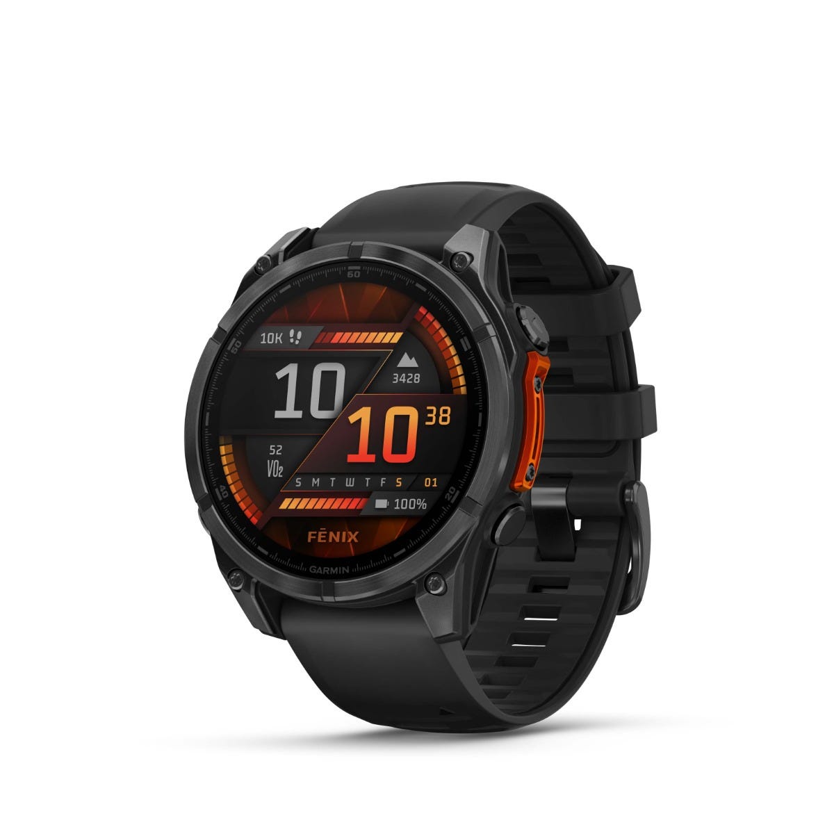 Garmin fenix 8 - 47 mm, AMOLED, Slate Gray with Black Silicone Band