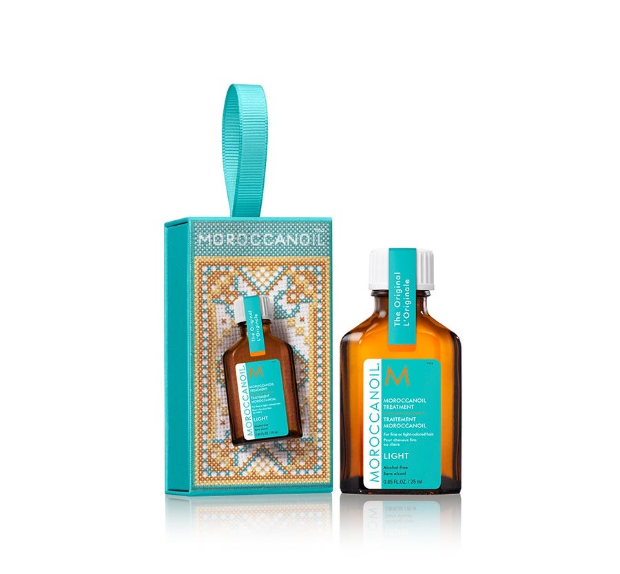 Moroccanoil Treatment Light Hair Oil Holiday Ornament 1 Moroccanoil Treatment Light Hair Oil Holiday Ornament