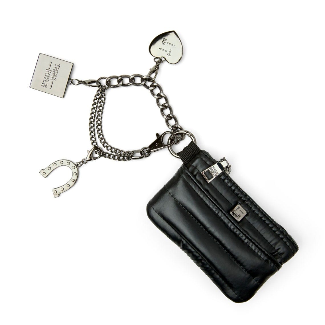 Think Royln Lucky Charm Keychain - Pearl Black