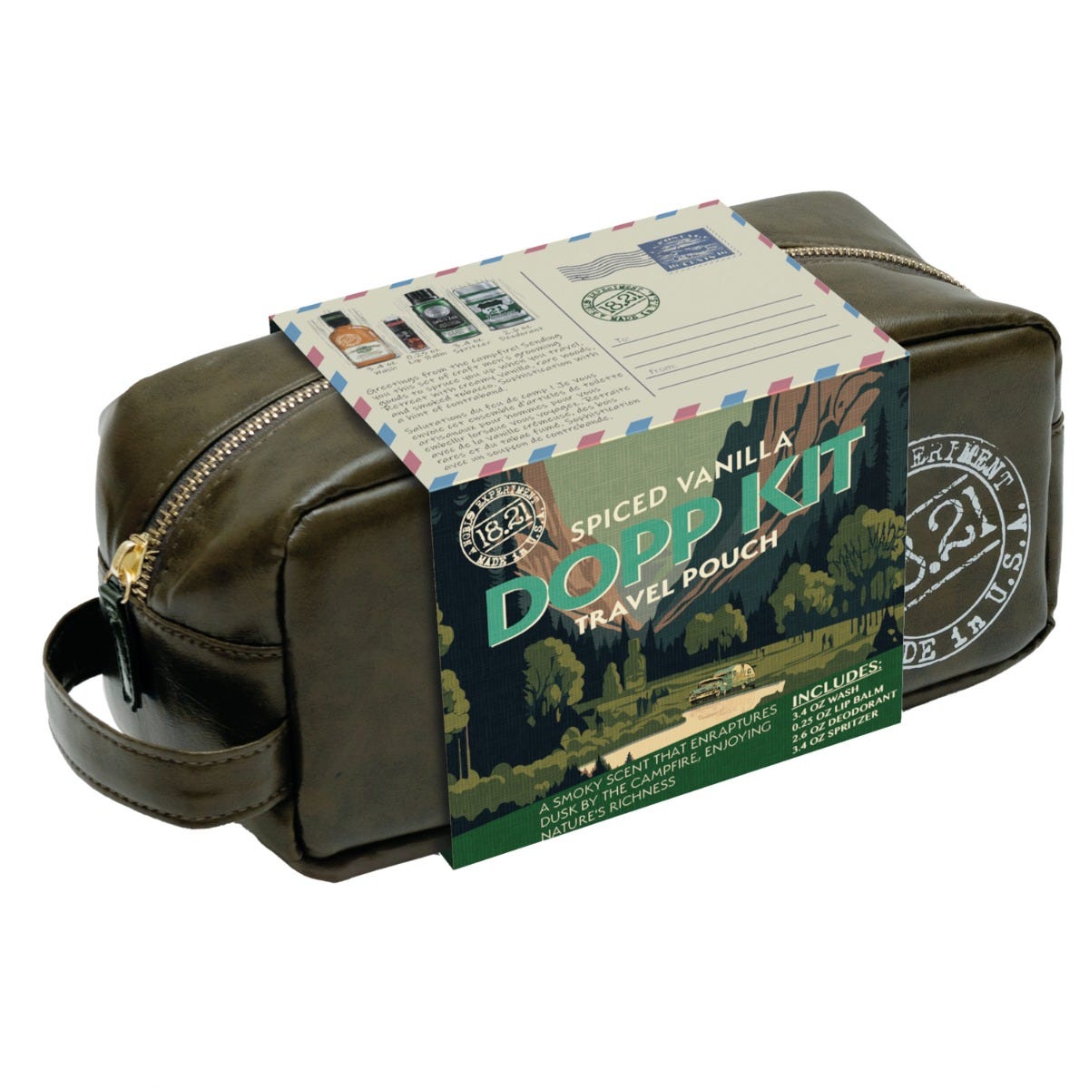 18.21 Man Made Dopp Kit - Spiced Vanilla 1 18.21 Man Made Dopp Kit - Spiced Vanilla