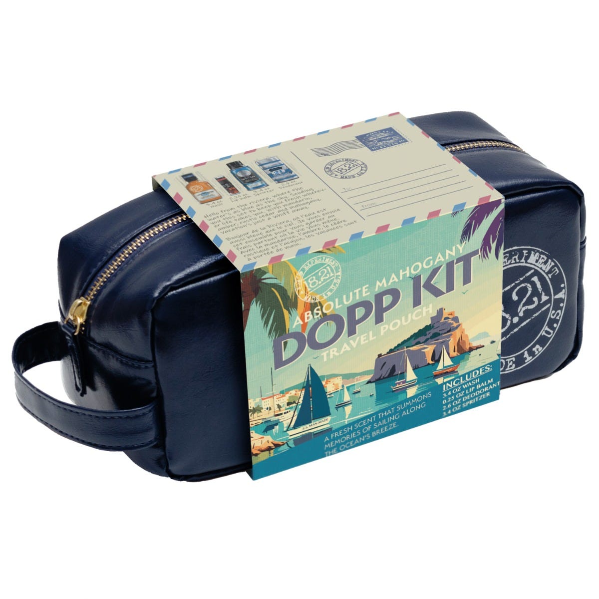 18.21 Man Made Dopp Kit - Absoltue Mahogany